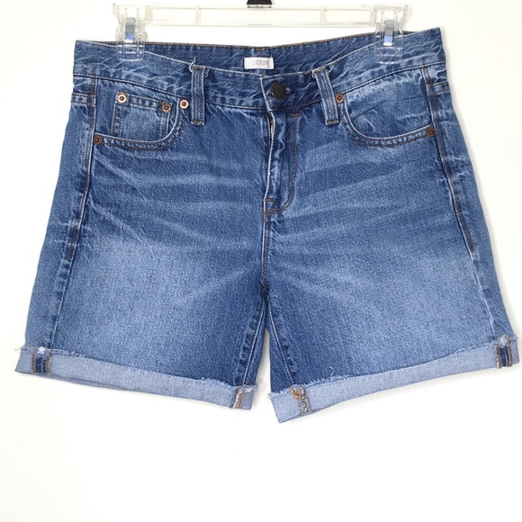 J. Crew Pants - 🍁J Crew Denim Shorts Faded Indigo wash